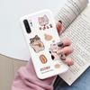 For Samsung Galaxy Note 10 Note10 Plus Cover Cute Cartoons Heart Cat Soft TPU Shockproof Phone Case For Samsung Note 10 Fundas