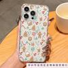 Snow Christmas Gingerbread Man Compatible with iPhone 17/16/15 Transparent Phone Case, iPhone 14/13/12/11 Pro