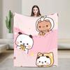 Cute Bubu & Dudu Blankets Super Warm Funny Plush Throw Blanket For Kids Adult Living Room Flannel Bedspread Bed Cover