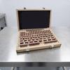 103 Pieces Meticulously Machined Steel Gauge Block Set Calibrated with Wooden Case
