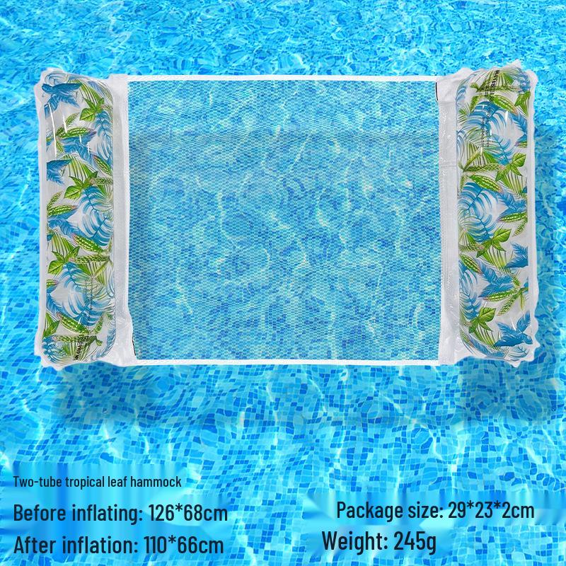 Grenzüberschreitender Faltbarer Aufblasbarer Schwimmender Liegestuhl mit Rückenlehne und Netz