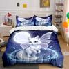 Mystical Moonlit Fox Bedding Sets Duvet Covers Pillowcases(1* Duvet Cover 2* Pillowcases Without Duvet Insert)
