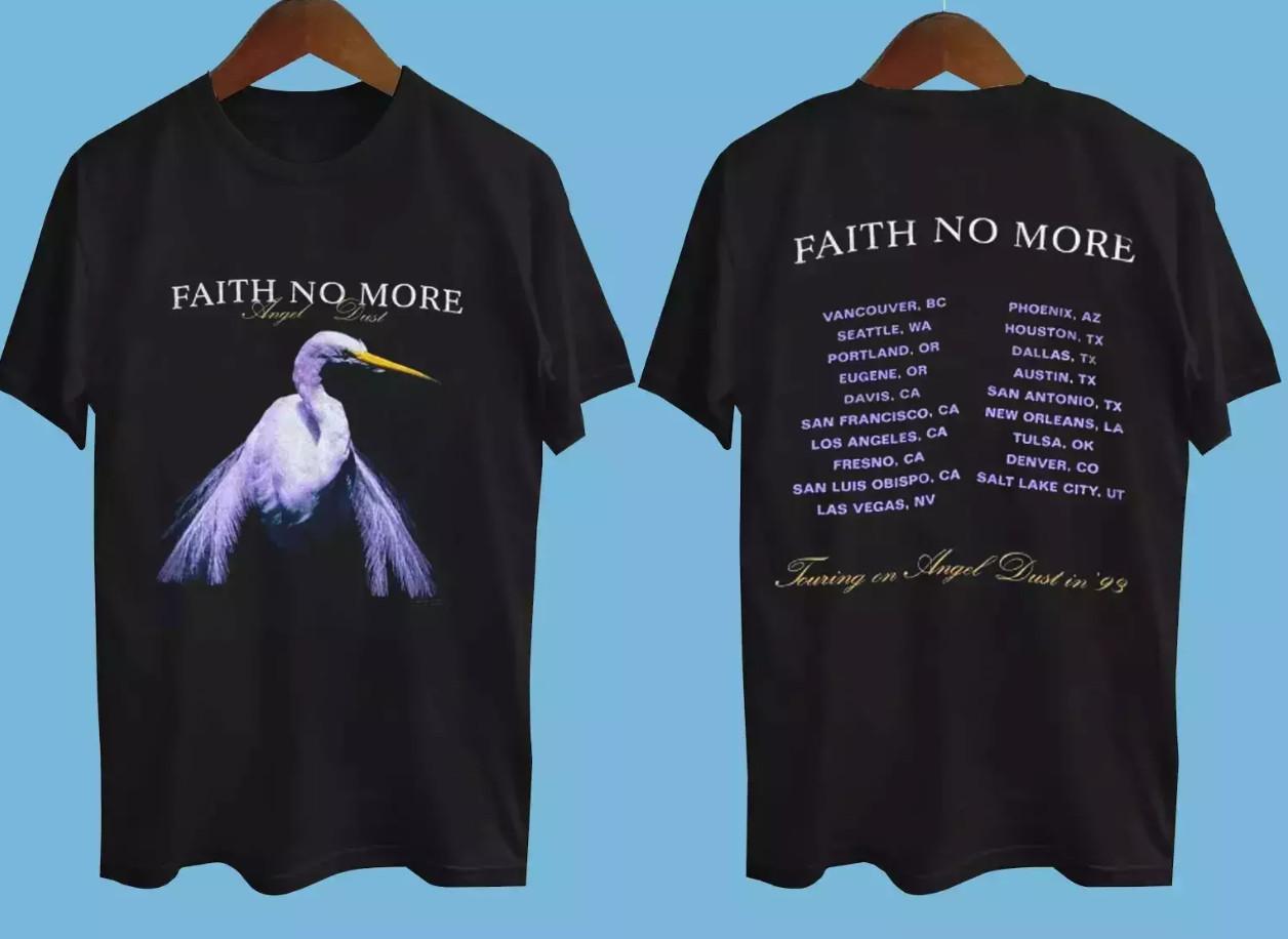 Faith No More Touring On Angel Dust Tour T-shirt size S-5XL XXL