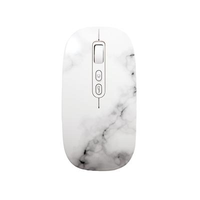 EGRET Rato Fofo para Bluetooth Mulheres Estilosas, 5.0/3.0/2.4G, Suporte a 3 Modos, Sem Fio, (PrettyE) (Tinta)