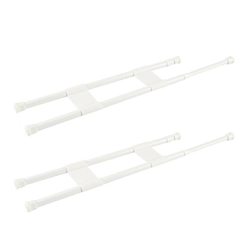 27 дюймов/35 дюймов регулируемый пружинный стержень для холодильника, двойной стержень для холодильника для путешествий, кемпера, прицепа, натяжные стержни для холодильника