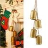 Metal Christmas Cow Bells Vintage Tranquil Wind Chimes  Christmas Tree Decoration