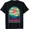 Olympic National Park Retro Sunset T-Shirt