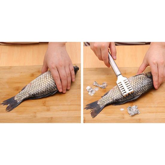 Ryby ze stali nierdzewnej Scale Remover Cleaner Scaler Scraper Kitchen Peeler Tool