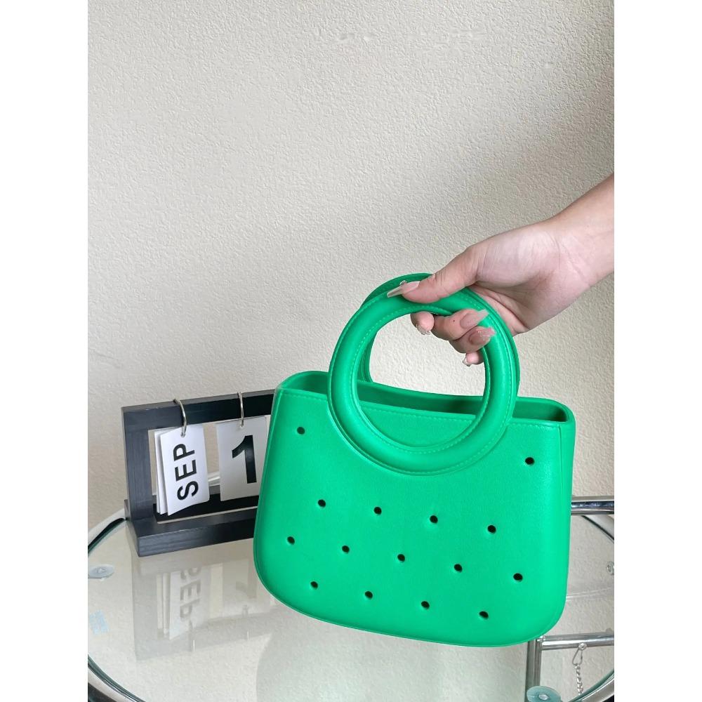 Waterproof Beach Bag Leisure DIY Colorful Fashi Handbags Sandproof Anti-slip Handle EVA Handbags Travel Toiletry Storage Bags