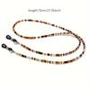 Boho Beaded Glasses Lanyard Strap, Adjustable Anti-Slip Fashion Eyewear Retainer for Reading Glasses and Face Masks