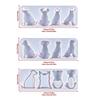 Silicone Mold Animal Dog Keychain Molds DIYs Crystal Earrings Pendant Mould Epoxy Resin Jewelry Making Mould Accessory