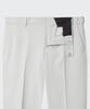 MUSINSA STANDARD Tapered Hidden Banding Crop Slacks [Dusty Cream]