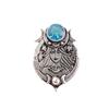 Natural Swiss Blue Topaz Gemstone 925 Stamped Silver Handmade Jewelry Pendant CP-22-11
