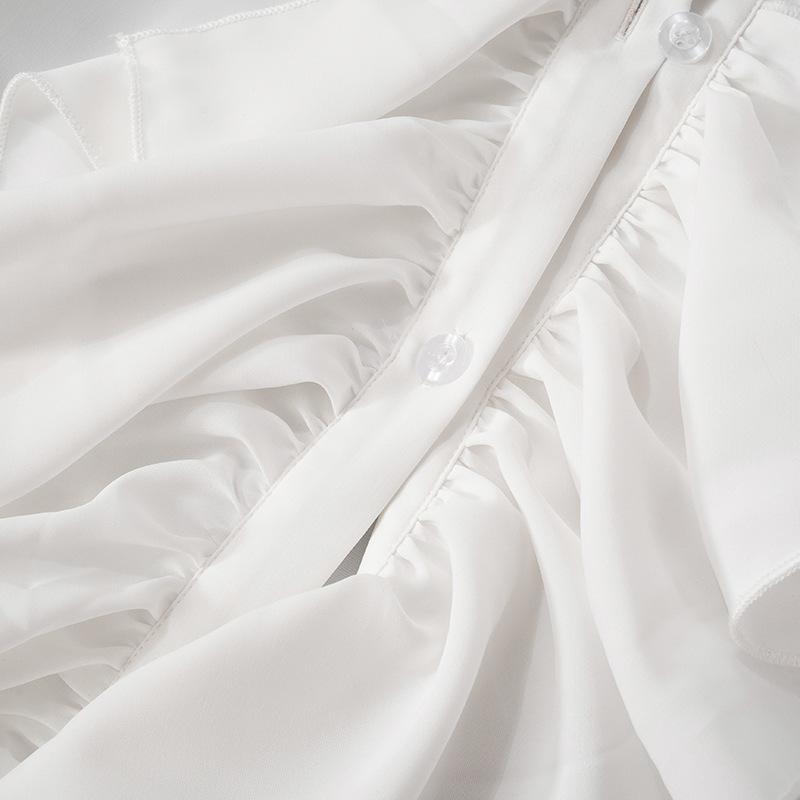 Women's Fashion Casual Spring Fall Solid Color Print Long Sleeve O-Neck Blouses & Shirts