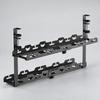 Two-Tier Under-Desk Cable Management Rack Compact for Home Office, Study Area
