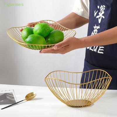 Cestino per frutta in ferro, contenitore per frutta, ciotola, casa, creativo, scolapiatti, cestino espositivo, tavolo, pane, snack, vassoio, contenitore per snack