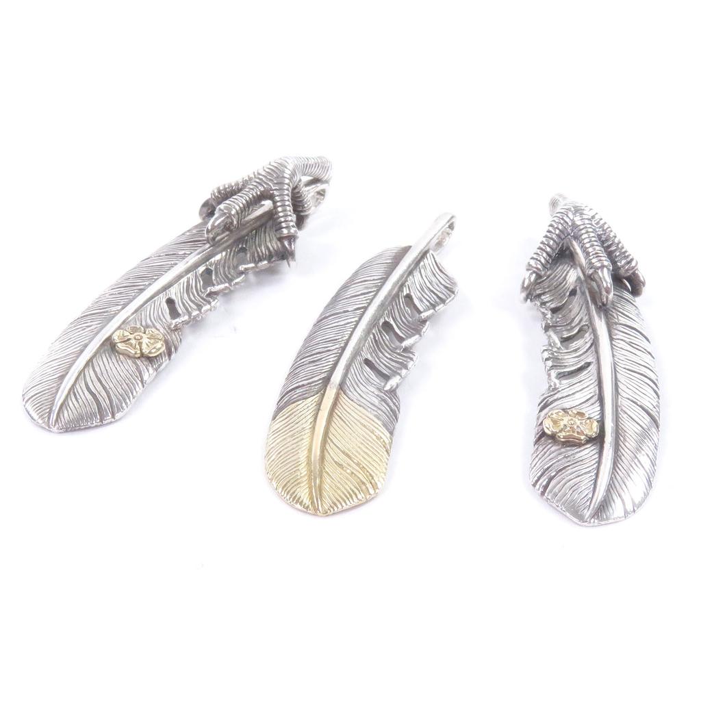 Great TADY&KING Pendant Top Claw Feather Rose Large Necklace Charm Used