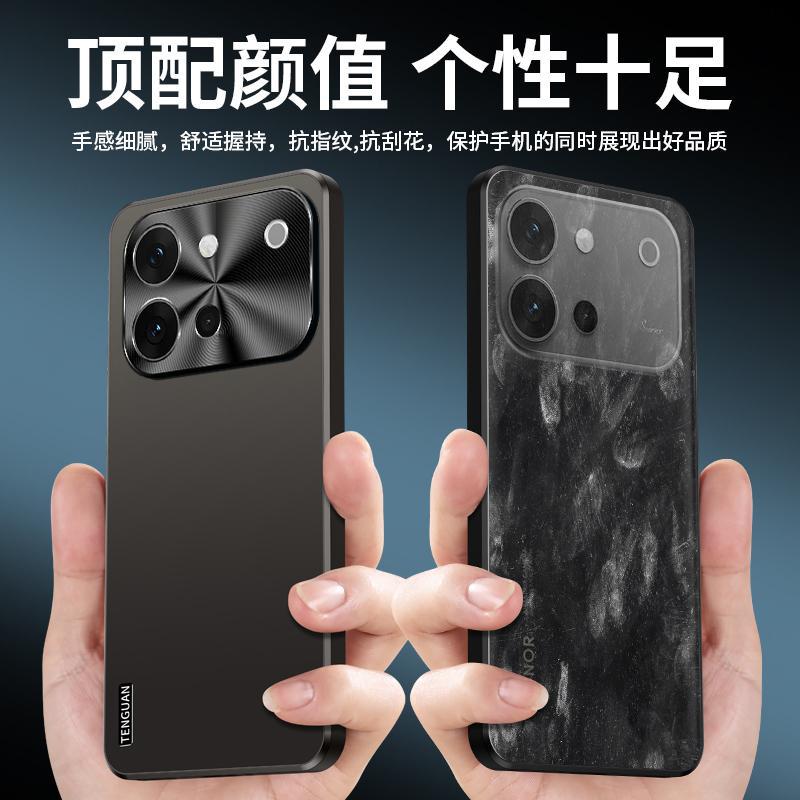 Applicable to vivoS11 mobile phone case vitality version of the new matte metal lens simple anti-drop  cover for men and women