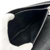 Louis Vuitton Zippy Wallet Verdical Purse Black Women Used