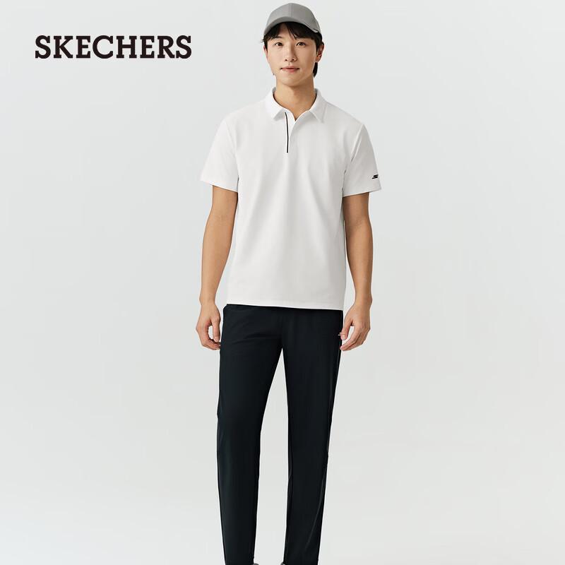 Мужская рубашка-поло Skechers из быстросохнущего вязаного жаккарда M 95