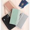 Passport Bag Documents Boarding Pass Card Bag RFID Portable Travel Oxford Cloth Storage Bag Multifunctional Passport Protective Cover Wallet