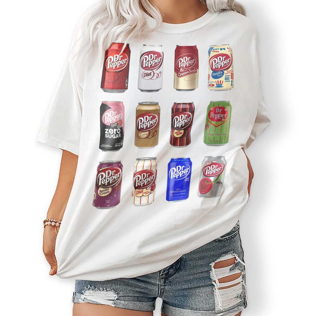 Vintage Soda Can Graphic T-Shirt, Retro Beverage Lover Unisex Tee