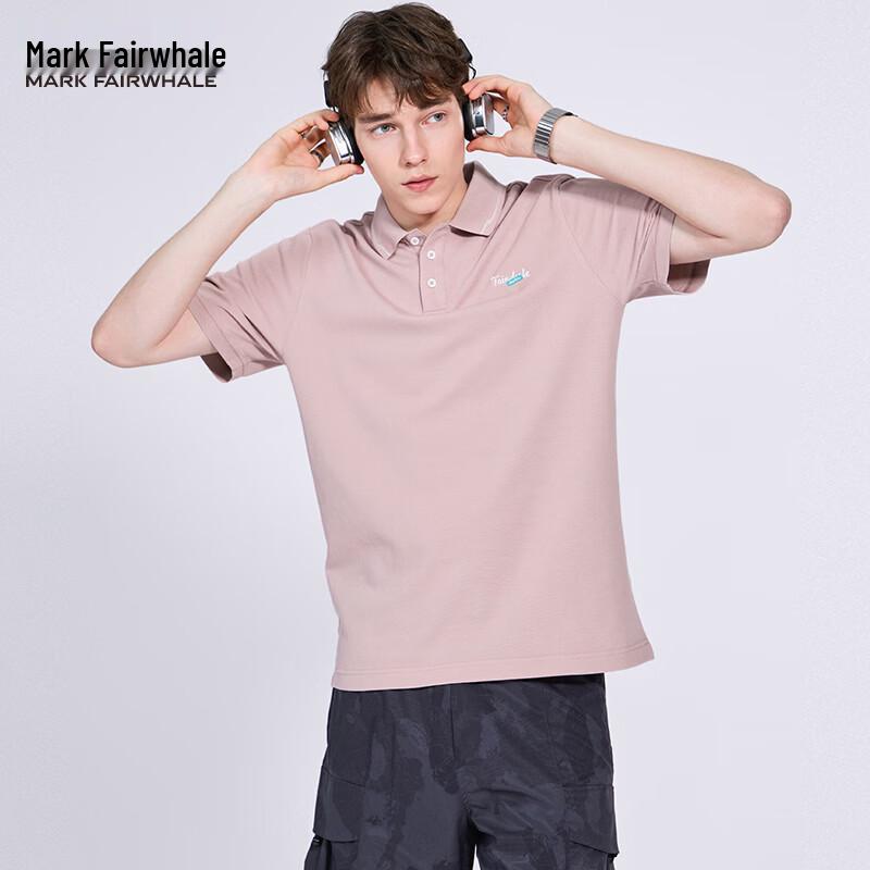 Mark Fairwhale Men s Embroidered Color-Block Polo Shirt S