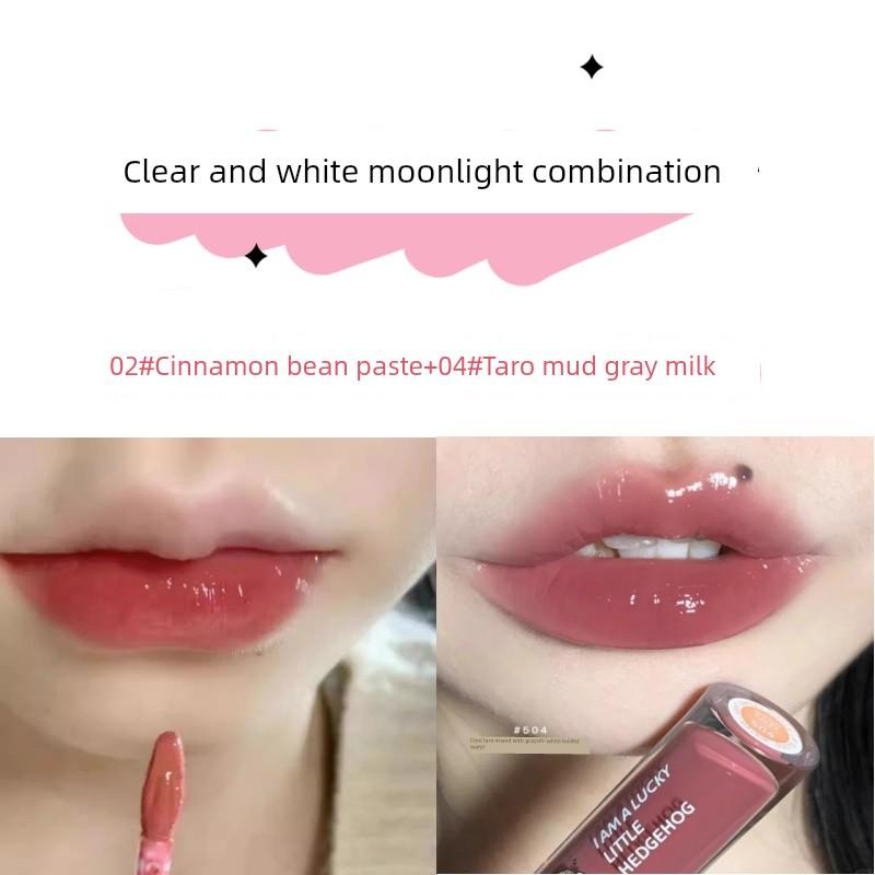 Yingtu Big Brand~ Mirror Lip Glaze, Watery Lip Gloss, Lipstick, Lip Color, Authentic Official Flagship Store, Non-Fading, Non-Stick Cup