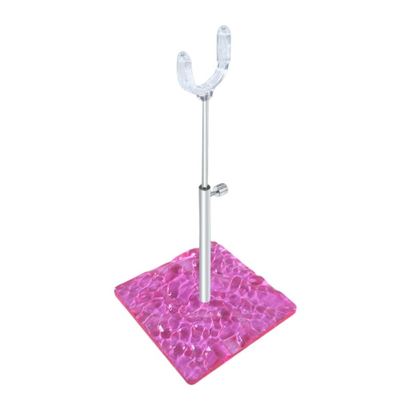 Adjustable Height Doll Stand With Wavy Base For Stable Doll Display And Action Figure Photography Accessories