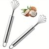 Premium Stainless Steel Coconut Scraper and Grater Kitchen Tool for Efficient Coconut Meat Removal Grating and Fish Scaling