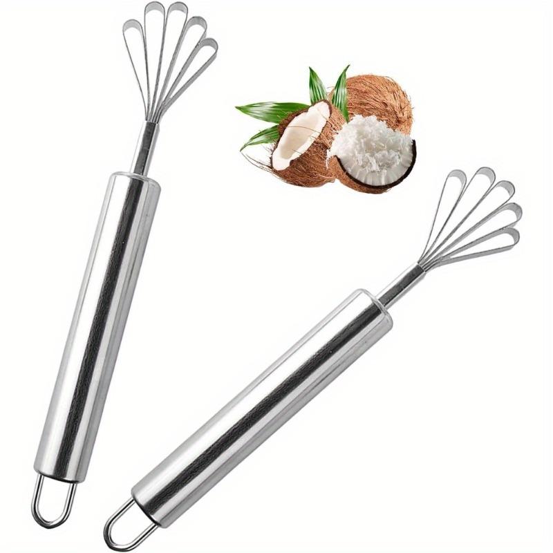 Premium Stainless Steel Coconut Scraper and Grater Kitchen Tool for Efficient Coconut Meat Removal Grating and Fish Scaling