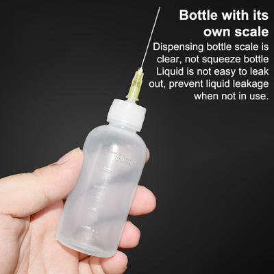 50Ml Plastic Liquid Alcohol Bottle For Dispenser Rosin Solder Flux Paste For Phone Pcb Cleaning Welding Repair Tools