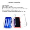 MUQZI Sports Accessory Simple Tackle Box Compact Large Capacity Easy to Use