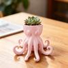 Porch Flowerpot 3D Printed Octopus Vase, Shaped Flowerpot, Creative Planter Pot, Plant Pot Funny Animal Statue for Indoor Outdoor Plants Garden