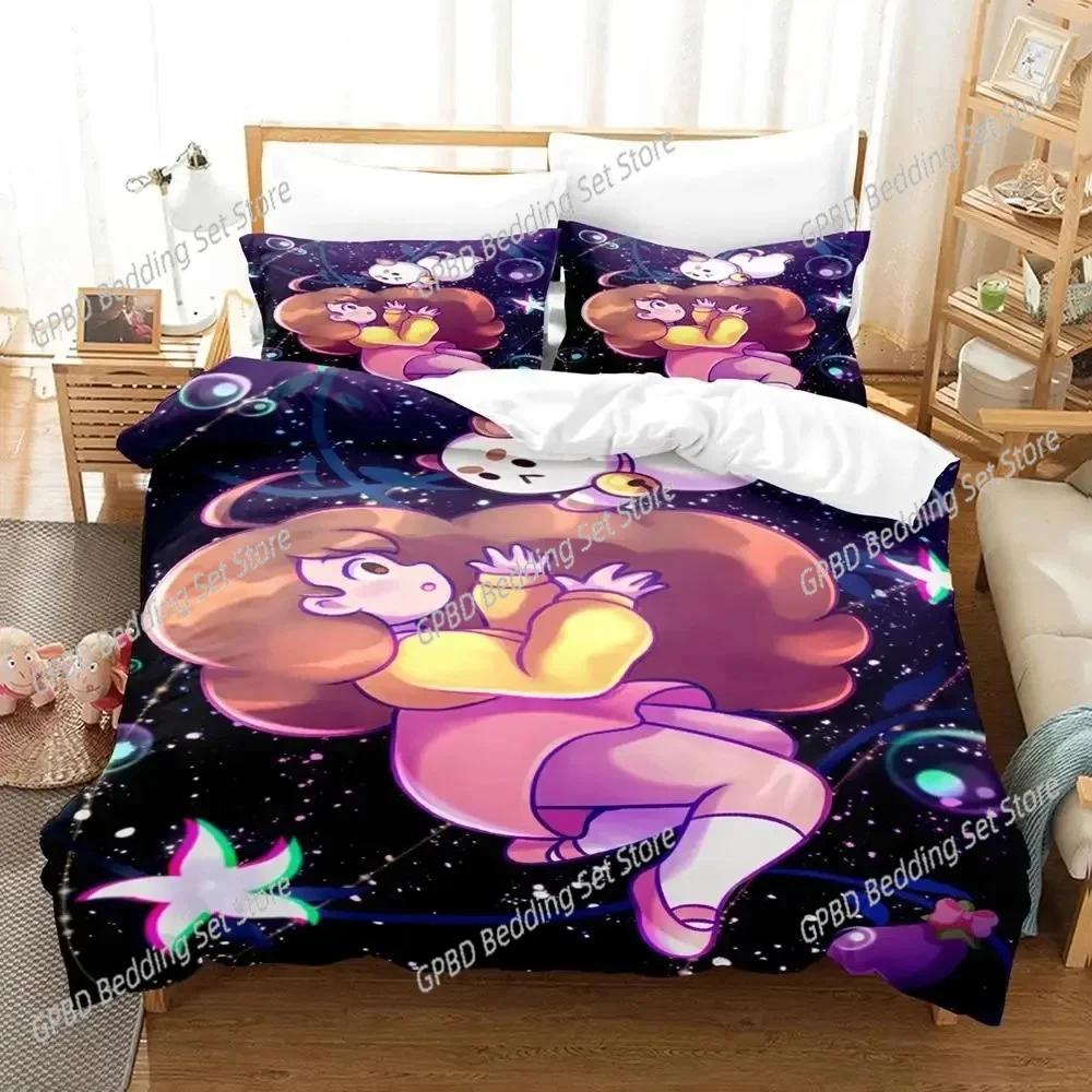 Cartoon Bee PuppyCat 3D NEW Duvet Cover Pillowcase Bedding Set Adult Boy Girl Bedroom Decoration Children Single Double Large