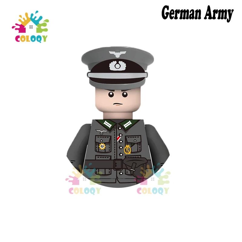 Kids Toys WW2 Military Army Sets Building Blocks Soviet US China Soldiers Mini Action Figures Medal Toys For Kids Birthday Gifts