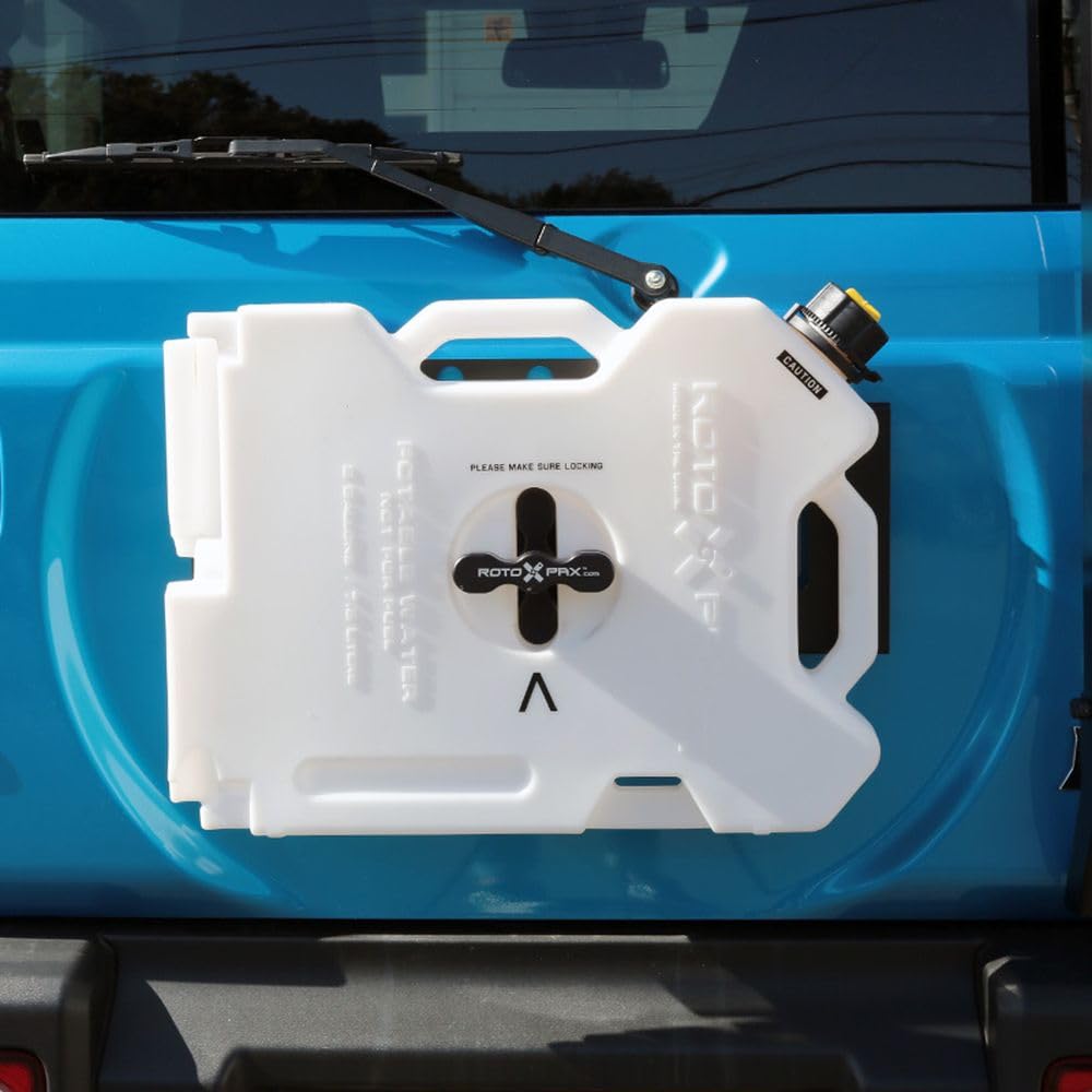 Apio Rotopax Double Mount Bracket Rear Gate Direct [JB64, JB74] Type, Semi-Gloss Black, 3003-32