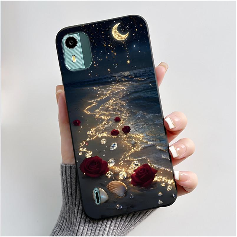 Soft TPU Case For Nokia C12 Cute Love Rabbit Funny Shockproof Silicone Phone Case For Nokia C12 Plus Pro Back Cover C 12 Fundas