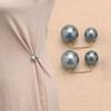 Fixed Clothes Brooch Pin Simulation Pearl Scarf Shawl Clip Buckle Sweater Cufflink Brooch Ladies Jewelry AVE