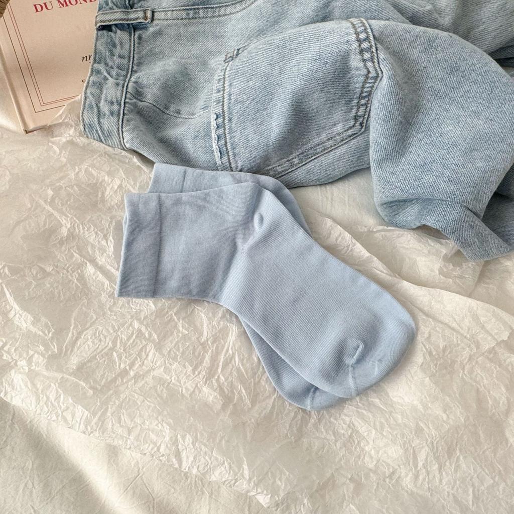 2024 Socks Medium Tube Thickened Retro Wind Wave Socks Average Size