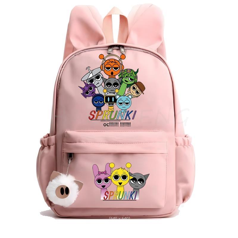 

Горячий Новый Рюкзак с Принтом Sprunki для Девочки Мальчика Студента Подростка Детей Рюкзак Повседневный Женский Милая Школьная Сумка Детский Подарок на День Рождения