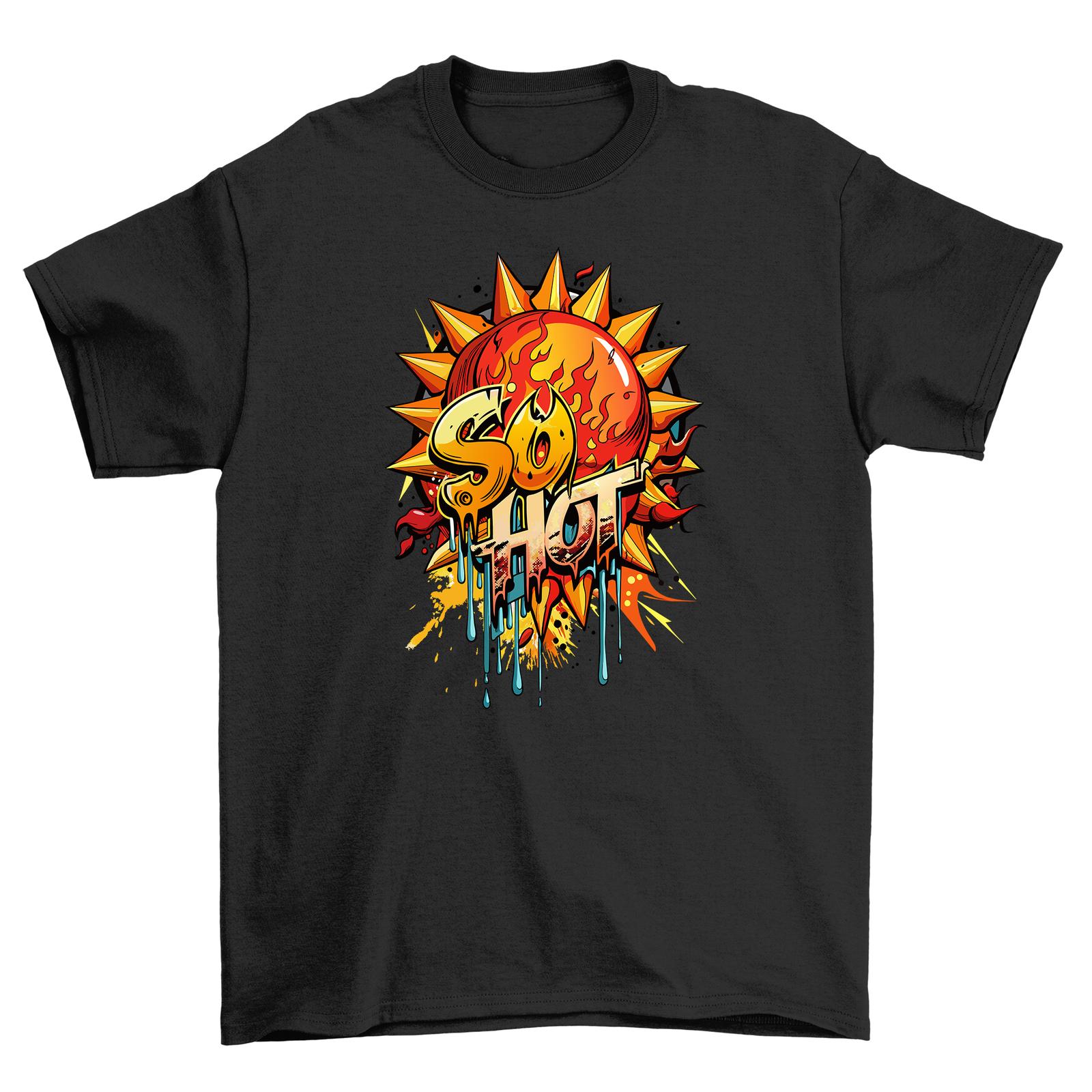 

Summer_77 Fireball Fun T-Shirt Mens Womens Tees Top - Hotter than the Sun! 100% cotton, Funny Graph 3XL