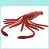 Giant Marine Squid Plush Toy 25" Realistic Squid Stuffed Animal Kids Gift Delight