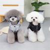 Pet Dog Jumpsuit Winter Warm Dog Clothes Yorkie Coat Outfits Two Leg Pet Coat Waterproof with Hat Dog Clothes Waterproof