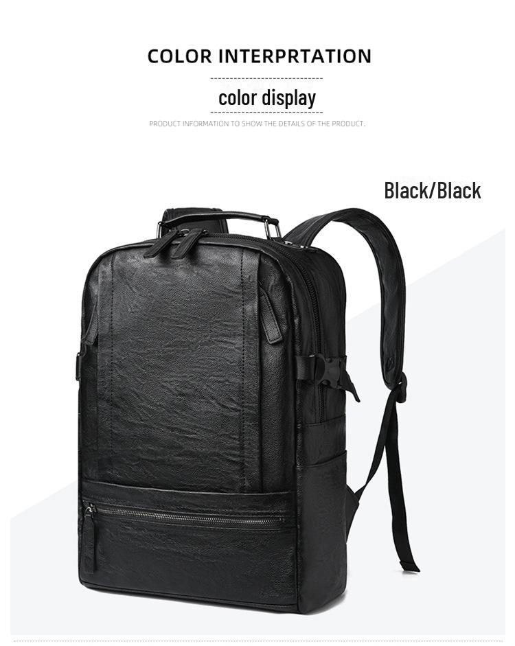 2022 Men's Winter Casual Backpack: Fashionable, Simple, Large-Capacity Outdoor Travel & Laptop Bag