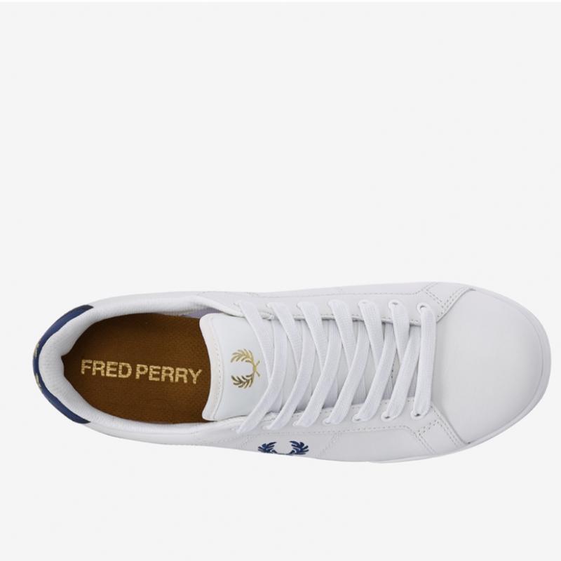 Fred Perry Wide Fit Men S cupSole Leather ShoeS B722