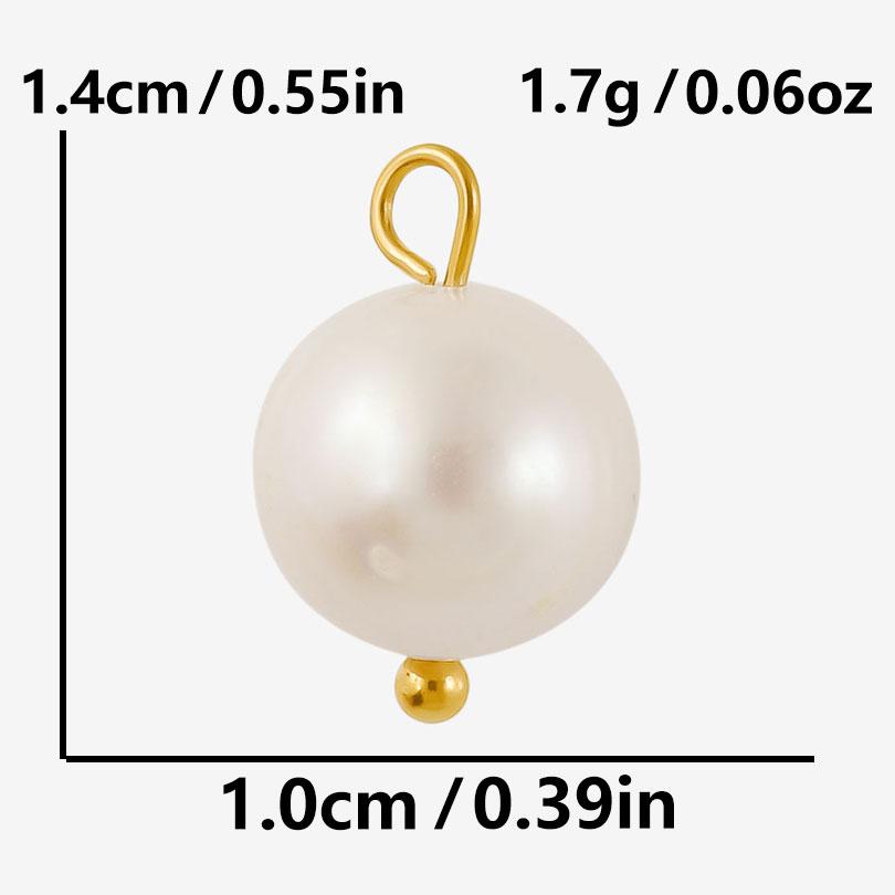 2pcs Irregular Round Three-Dimensional Real Shell Pearl Charm For Jewelry Making Supplies Handmade Sea Beach Accessories Pendant