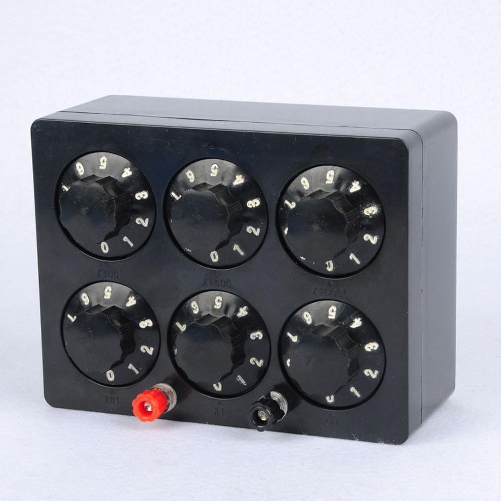 Adjustable Resistance Box 0 To 99999.9 Ohm J23022 Instrument For Physics Teaching Lab Experiment And Measurement Devic