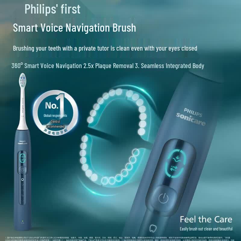 Philips Smart Voice AI Navigation Electric Toothbrush CN plug (adapter included)
