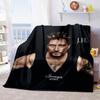 French legendary rock singer and actor Johnny Hallyday blanket soft home furnishing nap decoration four seasons warm Sherpa blanket U6